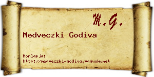 Medveczki Godiva névjegykártya